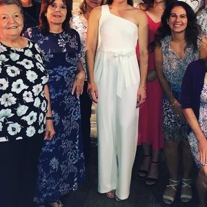 White Calvin Klein jumpsuit